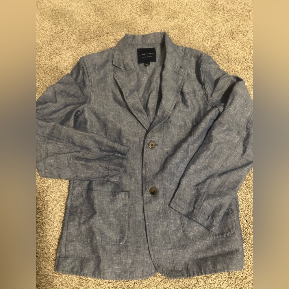 Beautiful linen blue grey jacket